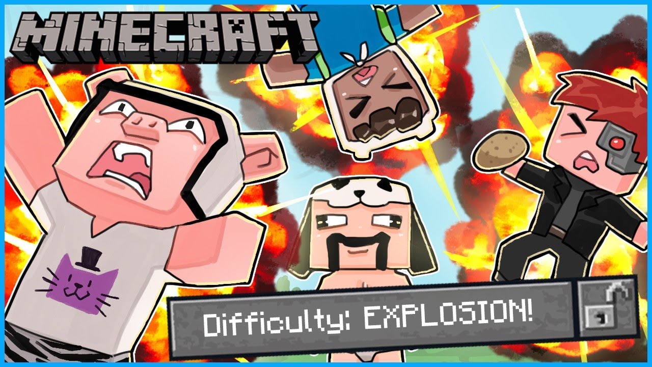 Minecraft, но всё ВЗРЫВАЕТСЯ без причины...