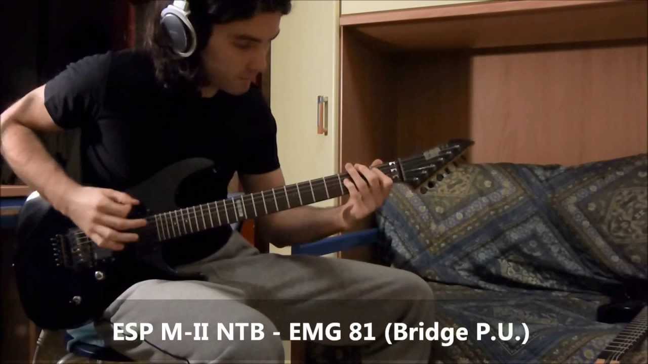 Yamaha ERG121 vs ESP M-II NTB [EMG 81 Metal] Cheap guitar VS Expensive guitar