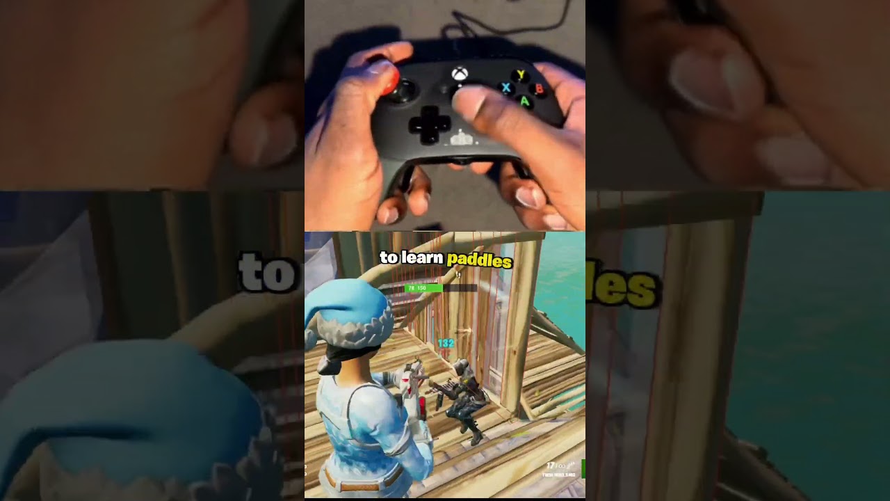 How I Learned Paddles 🎮 #controllerplayer #fortnite