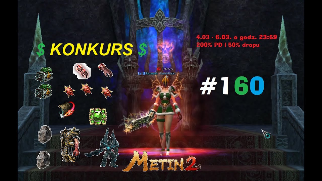 Metin2.PL Polska Mixtape#160 Wyborny Jadeit / Wężowa Rękawica / Magiczne Kamienie / Skarb W +KONKURS