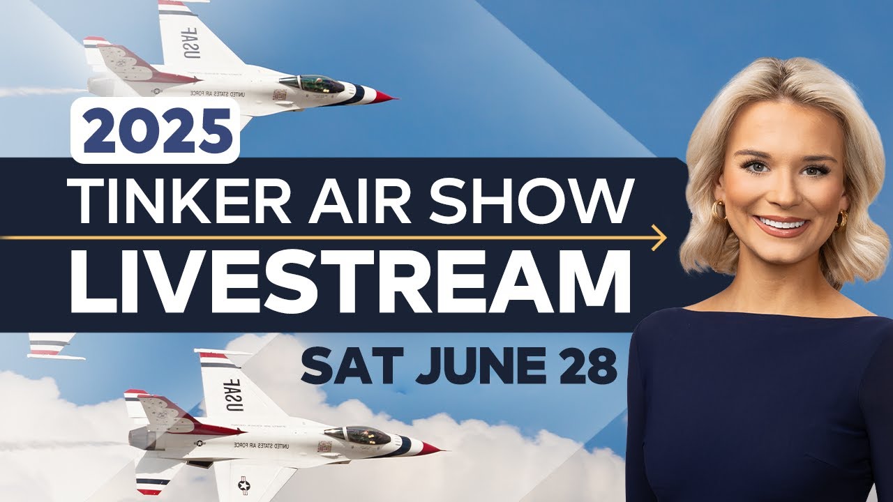 Tinker Air Show 2025 Livestream (June 28, 2025) | News 9