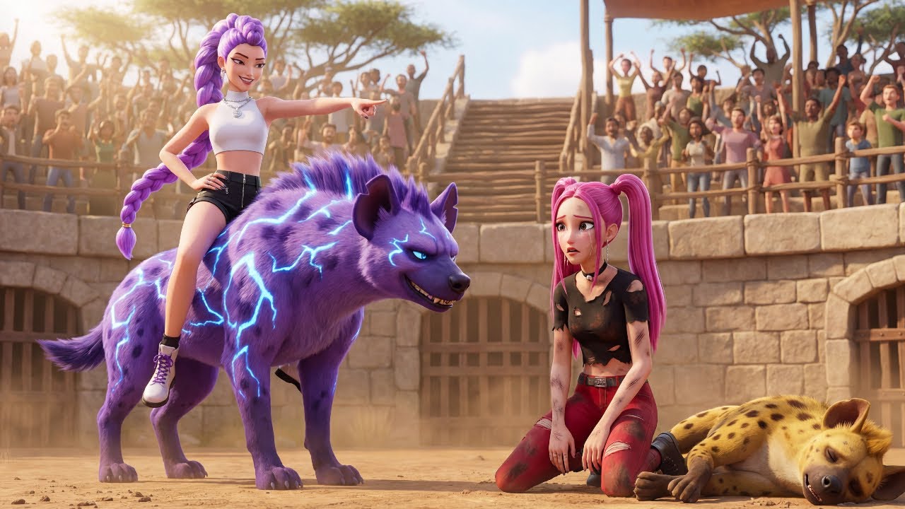 Rumi gets Purple Lightning Hyena Racing Championship - KPOP Demon Hunters