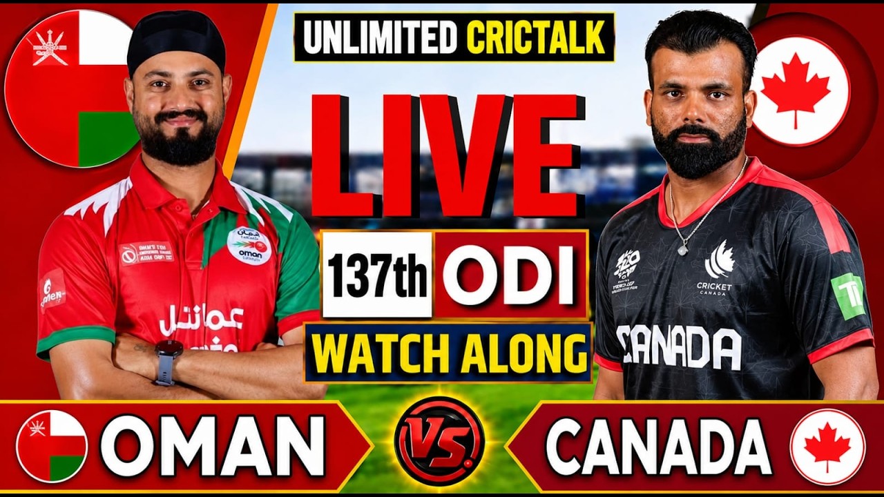 🔴CAN vs OMA Live Score & Match Analysis | CWC League 2 2023-27