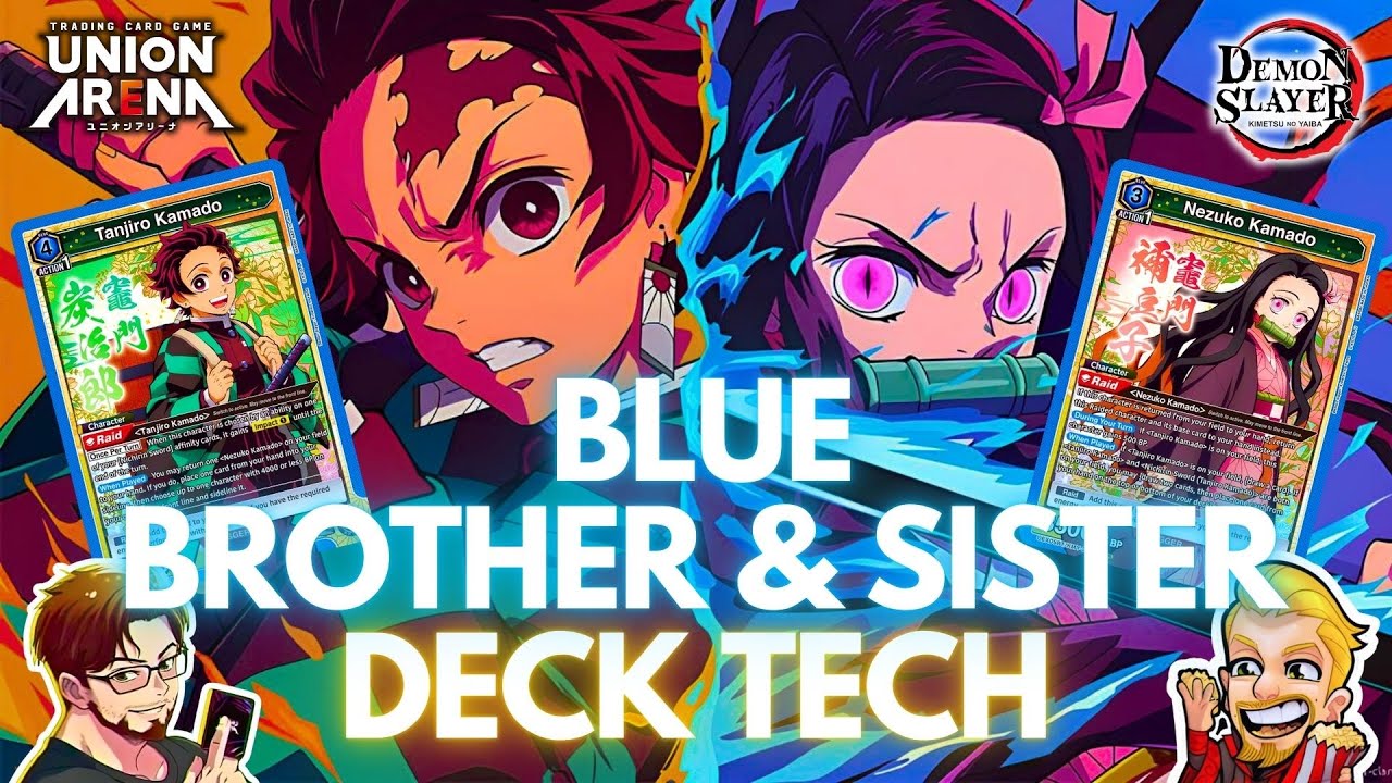 BLUE BROTHER & SISTER DECK From Demon Slayer - Union Arena Trading Card Game