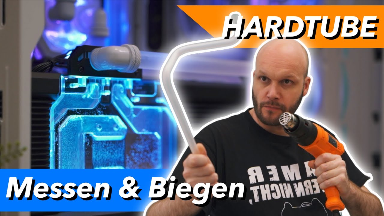 Hardtube ausmessen & biegen | CUSTOM Wasserkühlung PC Tutorial