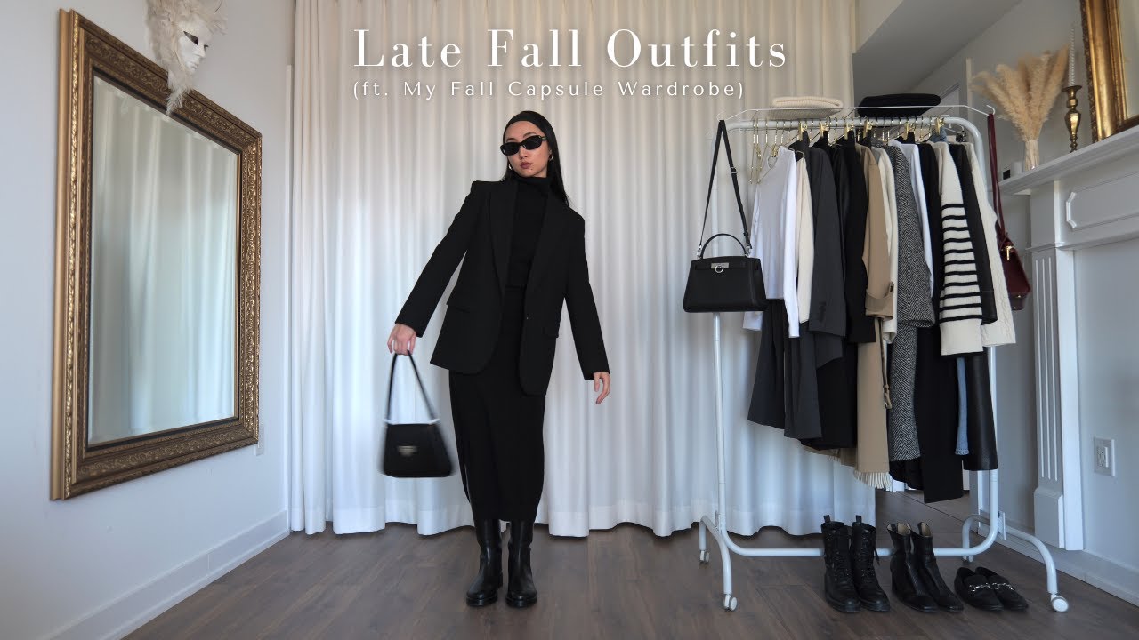 Late Fall Outfits (0-10 °C) | Minimal Fall Capsule Wardrobe