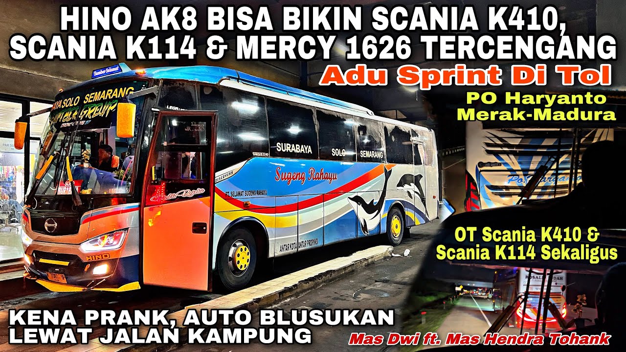 Diluar Nalar 🔥 Hino AK8 Larinya Bisa Kayak Gini ⁉️| trip Sugeng Rahayu W 7097 UP “ Orong Orong “