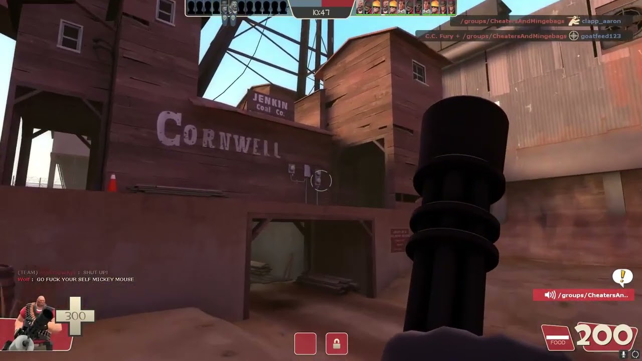 Mickey Mouse Joins a Team Fortress 2 Server (2017)
