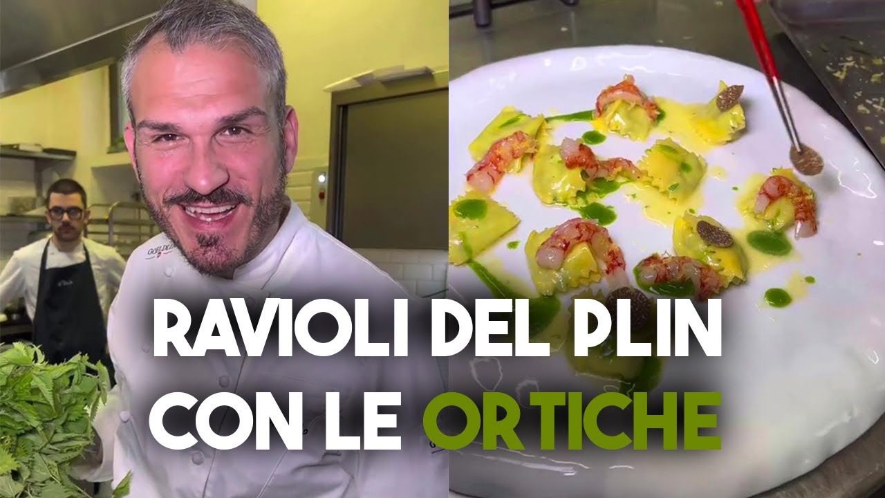 RAVIOLI DEL PLIN CON LE ORTICHE - Chef Roberto Di Pinto