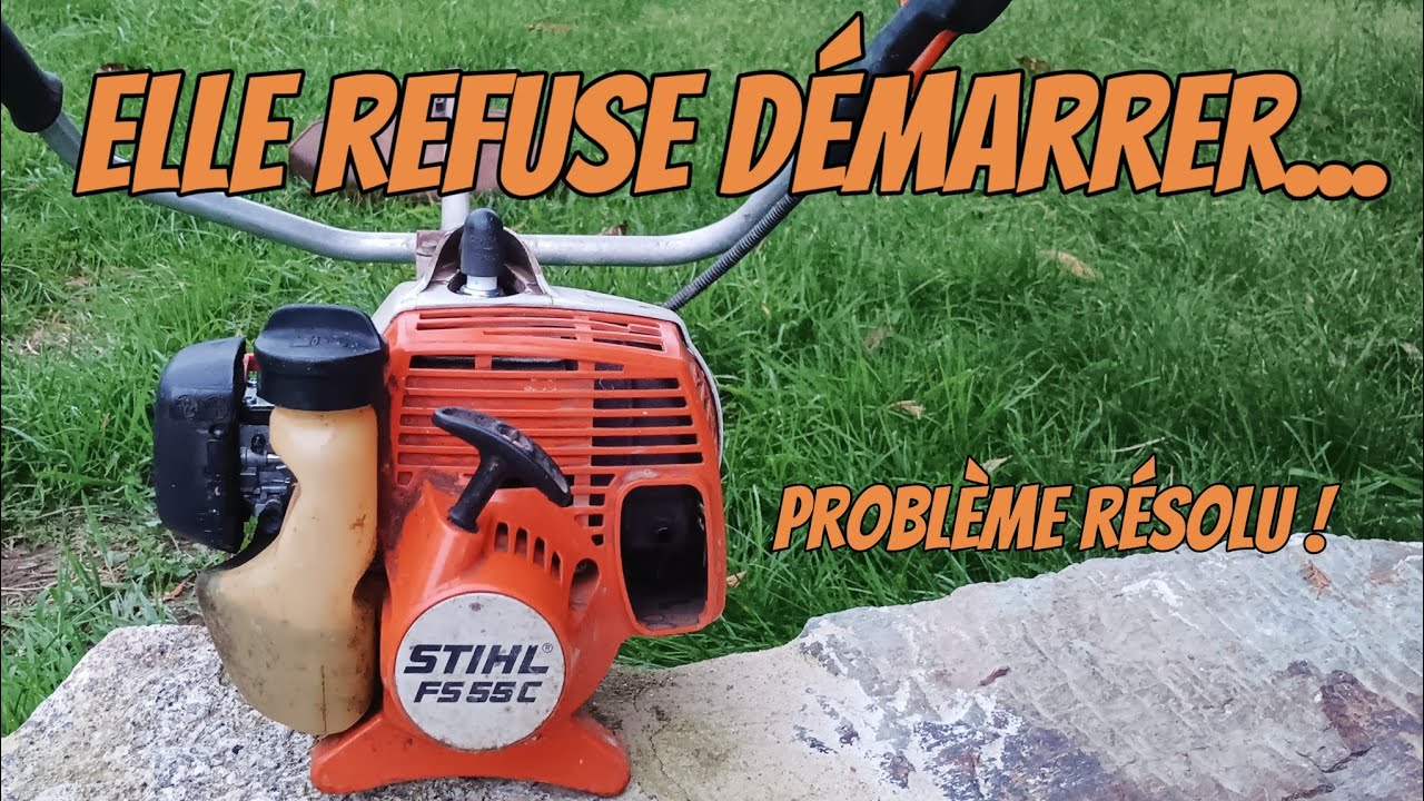 Stihl FS 55 C qui ne demarre pas... Quelle est la panne ???? 