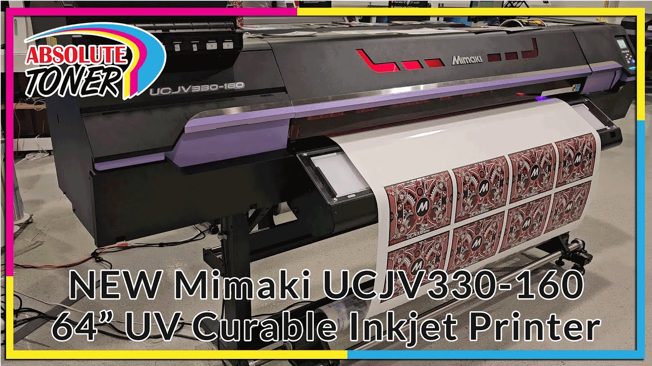 Mimaki UCJV330-160 The Latest In UV Curable Inkjet Wide Format Printer and Cutter Technology