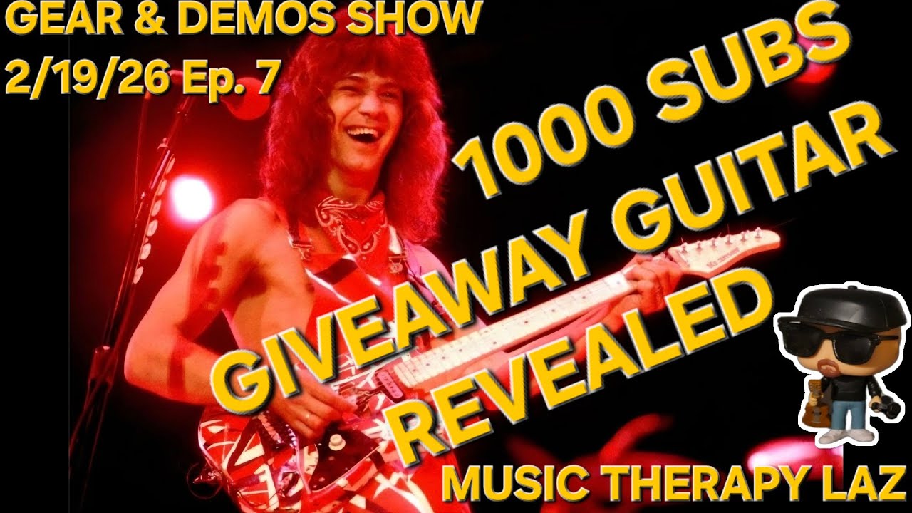 MUSIC THERAPY LAZ | 1000 SUBS GIVEAWAY KRAMER GUITAR REVEALED