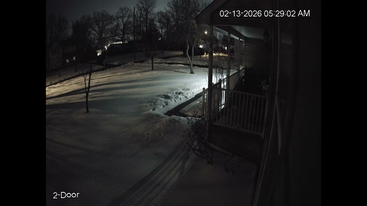 Raccoon came back 2/13/2026 - View 2