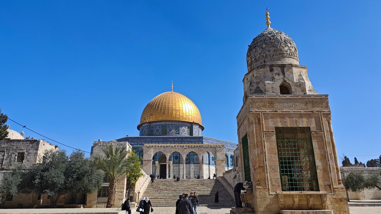 15.2.2026 أذان و صلاة الظهر من المسجد الأقصى المبارك Noon prayer from the blessed Al-Aqsa Mosque
