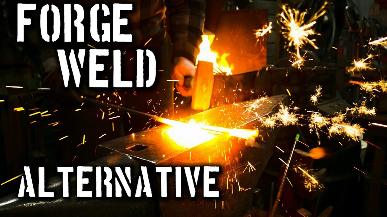 Forge Welding Branching Scrolls: Alternative Method