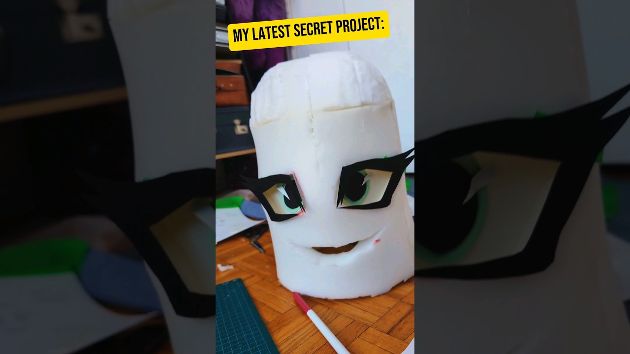 my secret fursuit project 🤫 #secret #fursuit #fursuitmaking #fursuitmaker #fursuiter #kawaii #worms