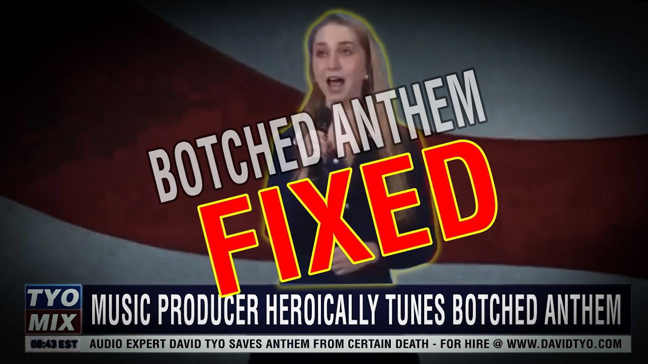 Botched National Anthem FIXED - CPAC 2021