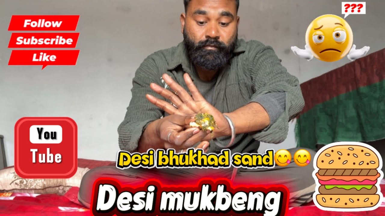 Rajveer desi mukbeng khana bahut sara khana😋😋😋