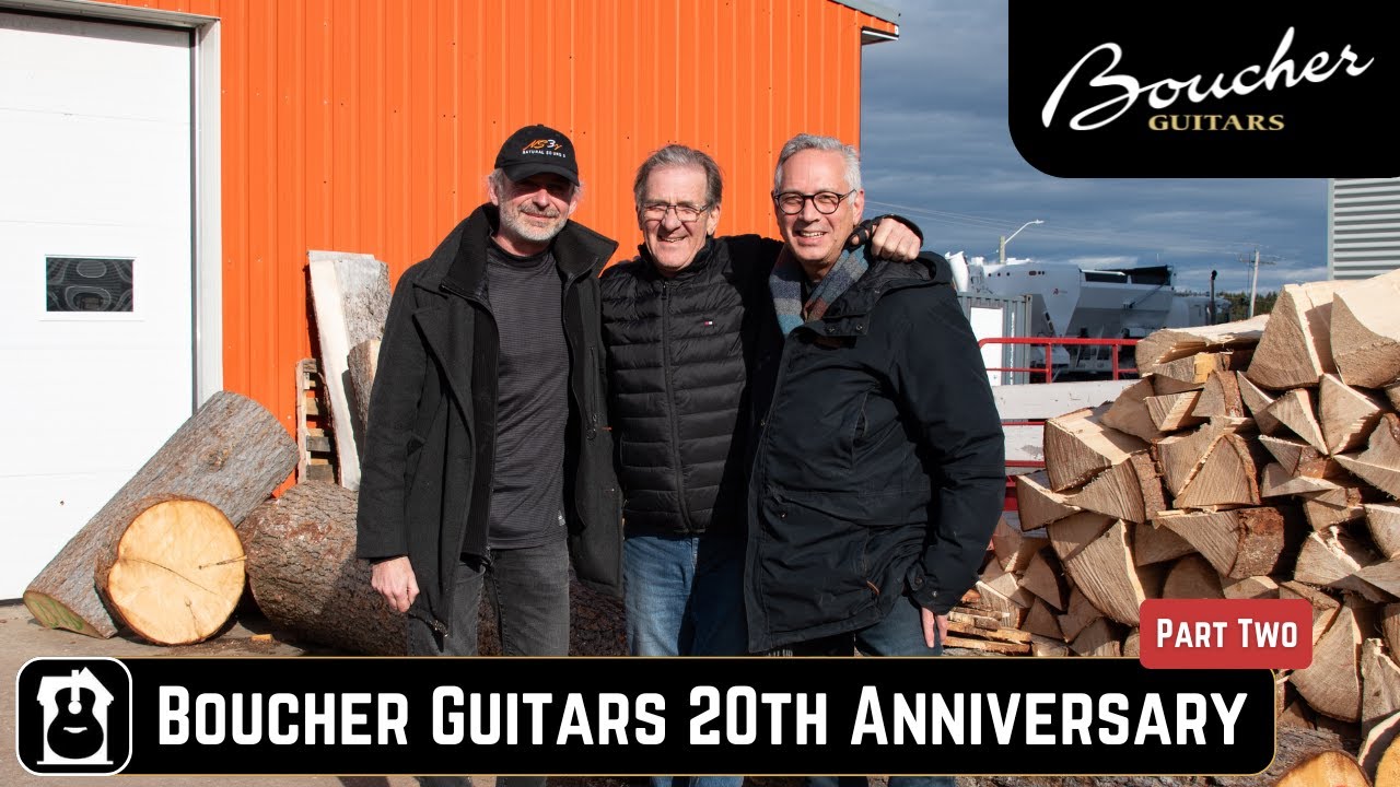 Brickhouse Guitars at Boucher Guitars 20th Anniversary Celebration Part Two - Factory Tour