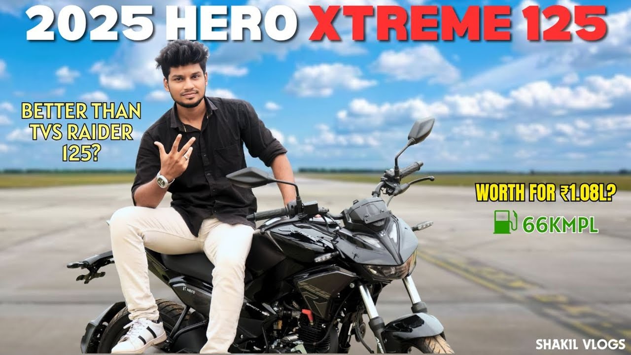 🔥2025 Hero Xtreme 125 Review 🚀| Better Than TVS Raider 125? | Worth Price ₹1.08L & 66KMPL?