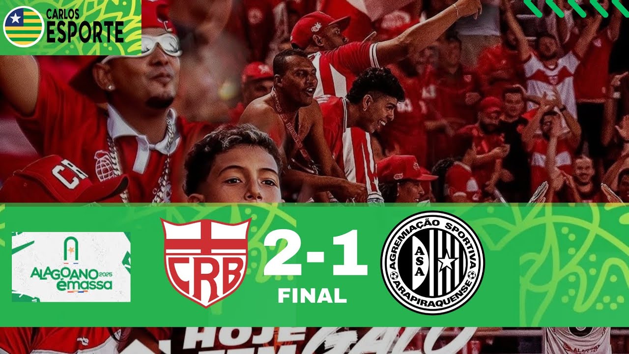 CRB X ASA. Final do campeonato Alagoano 2025.  CRB é campeão, melhores momentos.