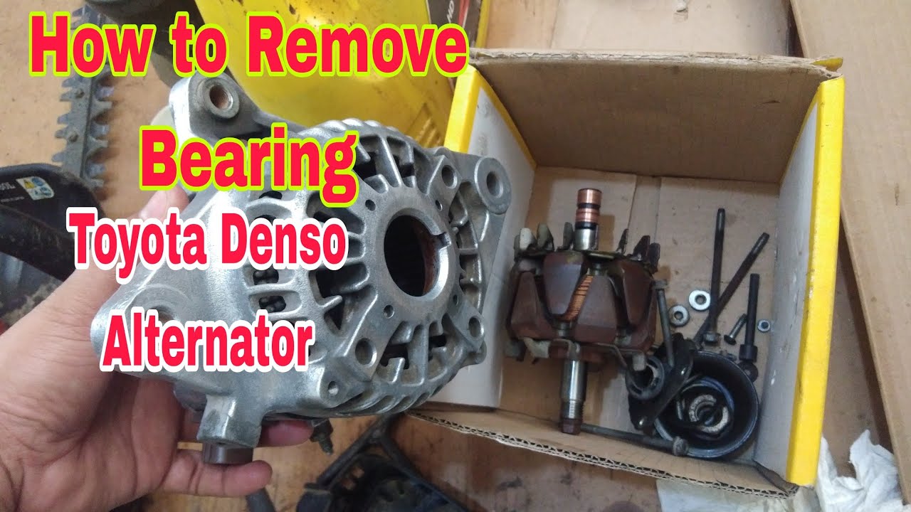 How to Remove Bearing for @toyota Denso alternator