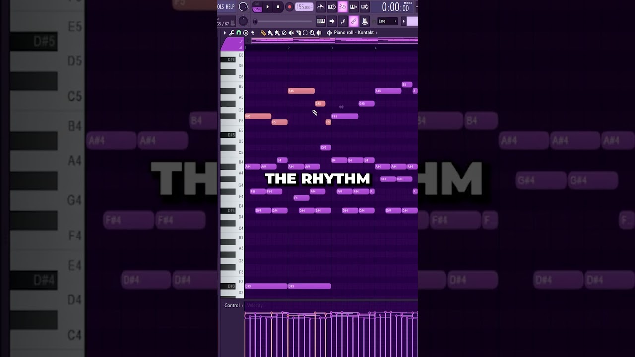 How To Make Hard Trap Melodies Super Easily #producer #flstudio