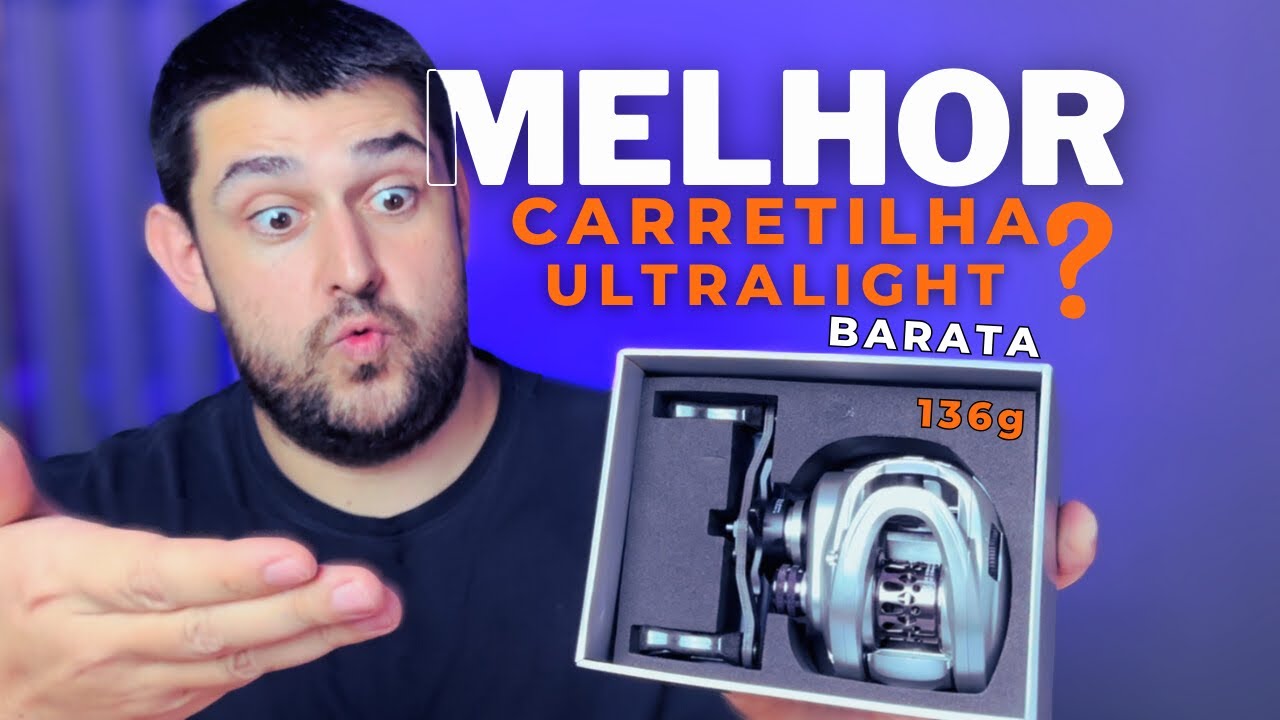 🤯A INACREDITÁVEL CARRETILHA: Leve, Barata e Ideal para Pesca Ultralight!