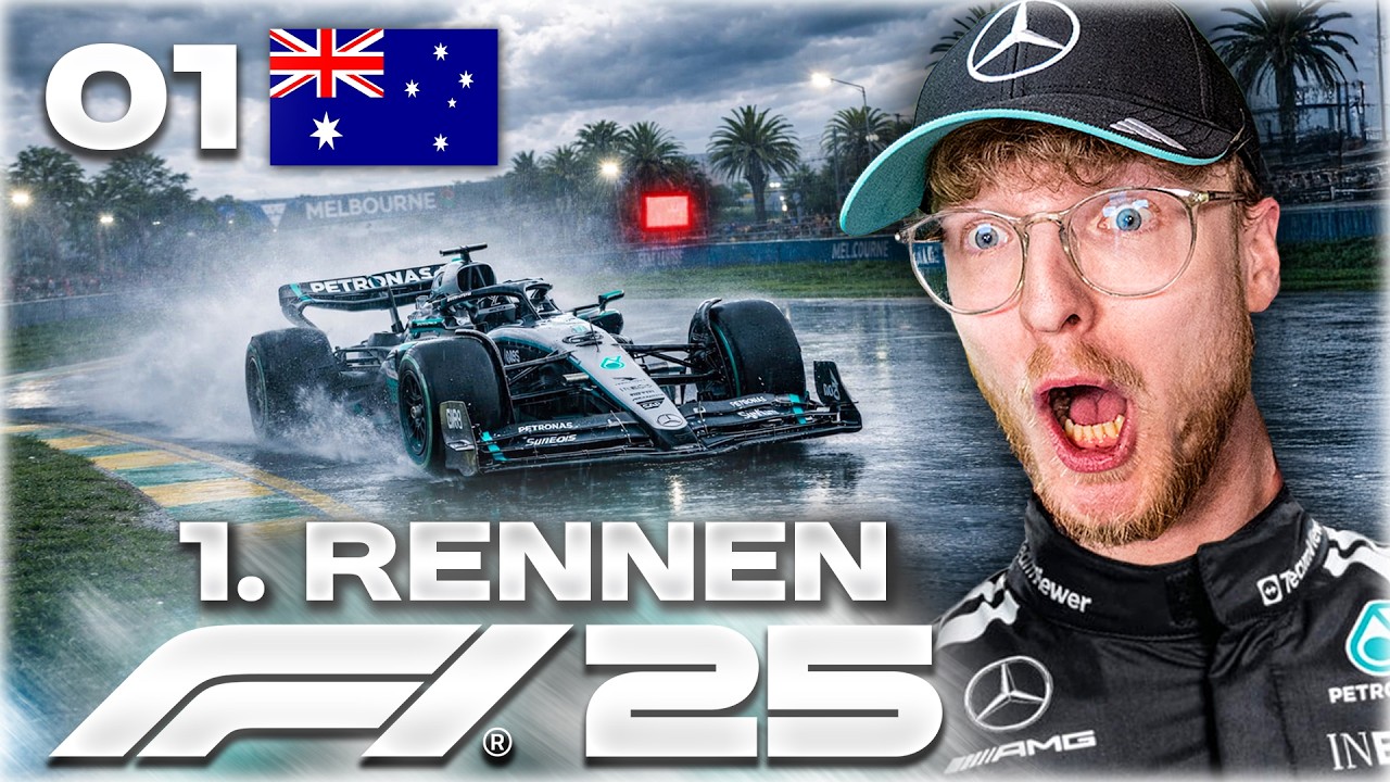 Mein ERSTES RENNEN für MERCEDES direkt im REGEN mit DRAMA!|  Folge 1 der 110er KARRIERE 2.0