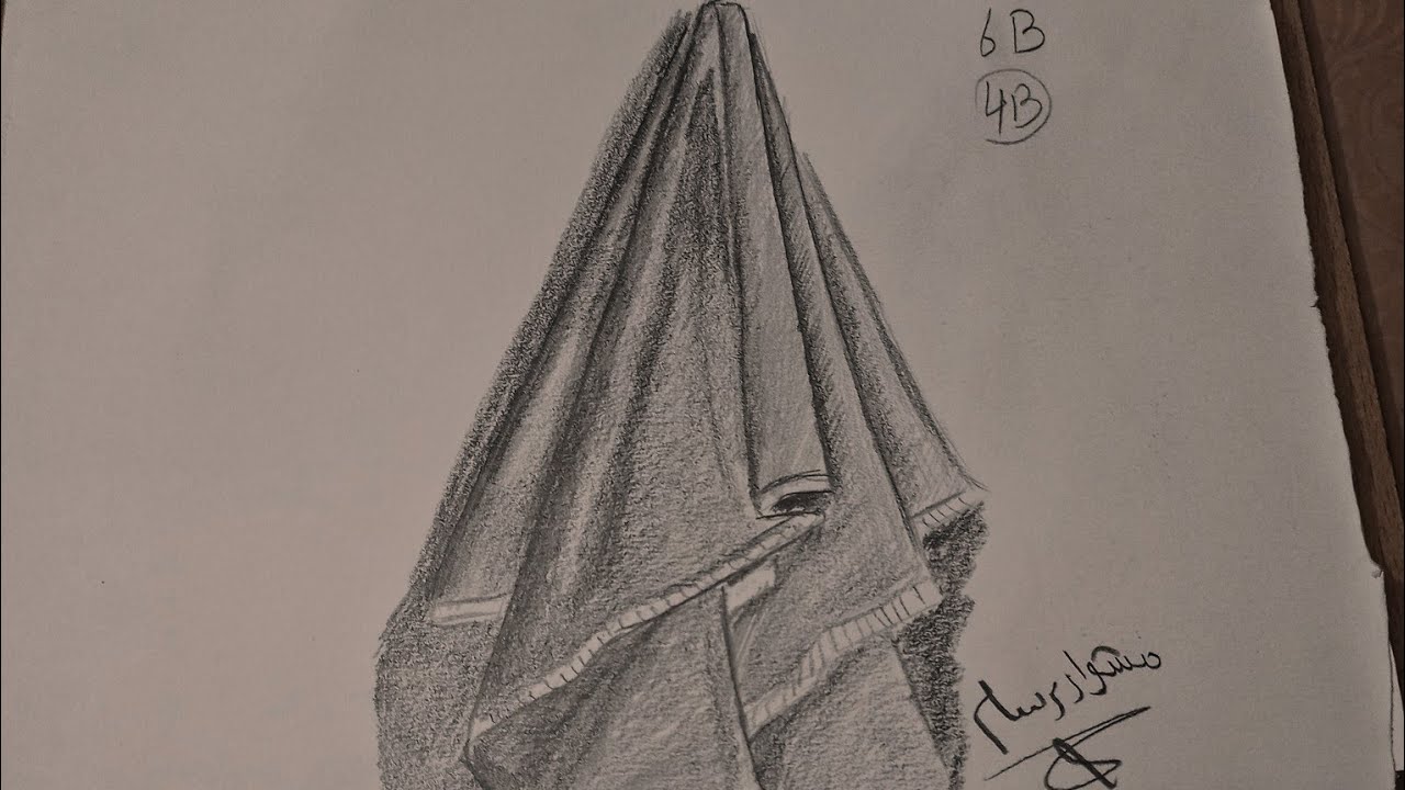 تعليم رسم القماش  HOW TO DRAW A CLOTH