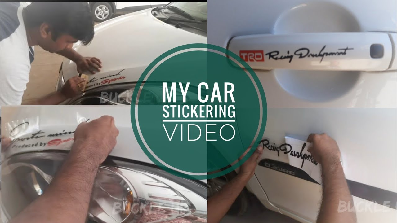 Car stickering  and sticker  unboxing | swift  dzire | Tiruchirappalli