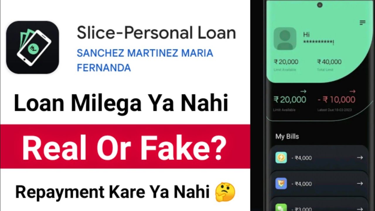 Slice Personal Loan App Real Or Fake 🤔 Slice Personal Loan App Review 2024 ✅ Slice Personal Loan App