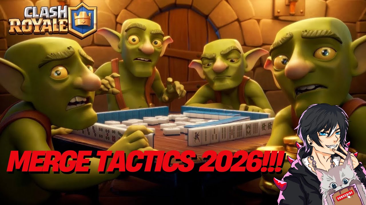 Merge Tactics Sampai Sukses, Mencapai Silver 2!!! - CLASH ROYALE