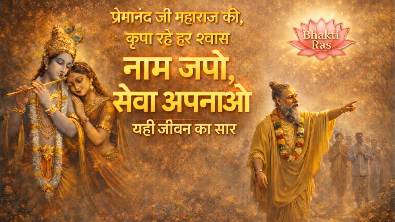 Premanand Ji Maharaj | Naam Japo Bhakti Song | Radha Krishna Bhajan