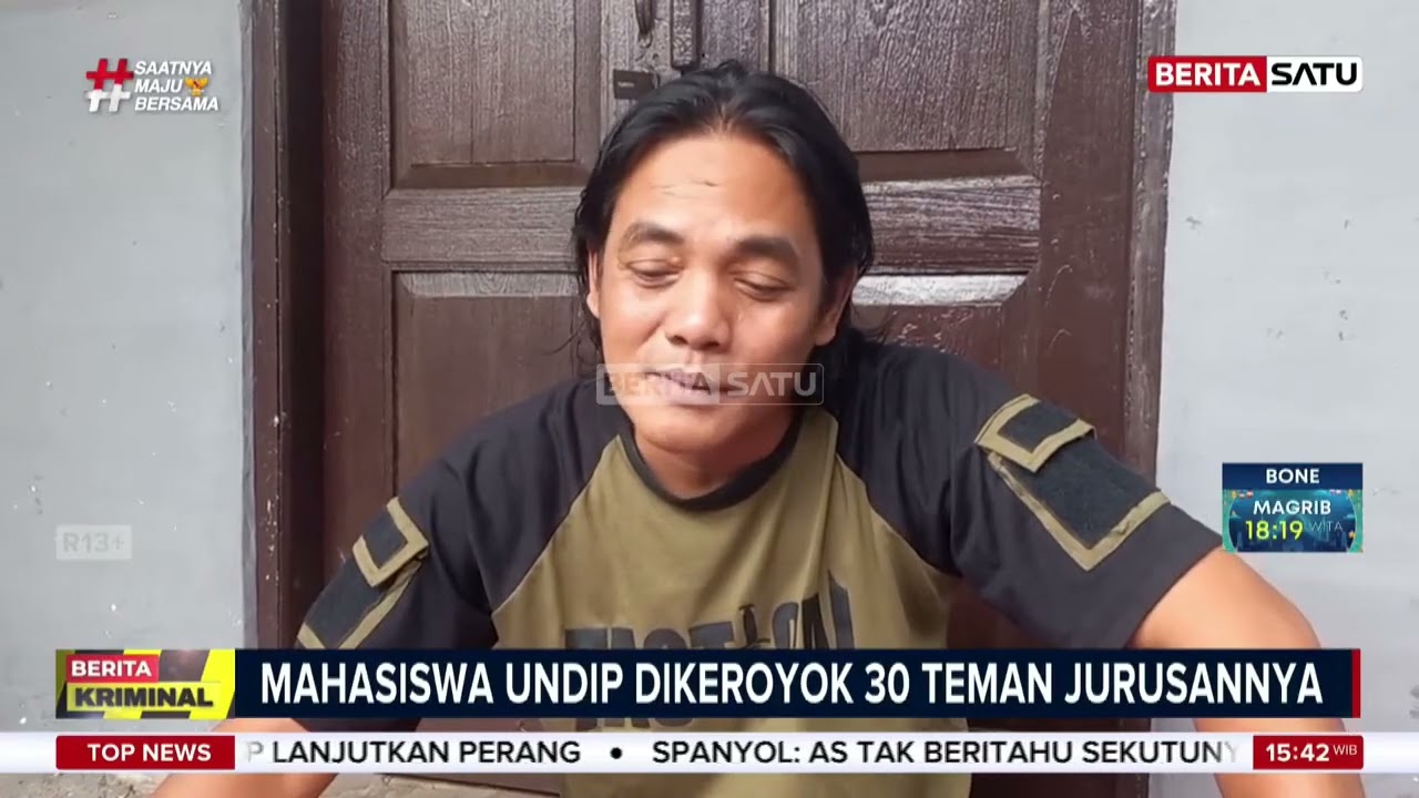Mahasiswa Undip yang Dikeroyok 30 Temannya Ternyata Anak Pedagang Nasi Goreng #beritasatu