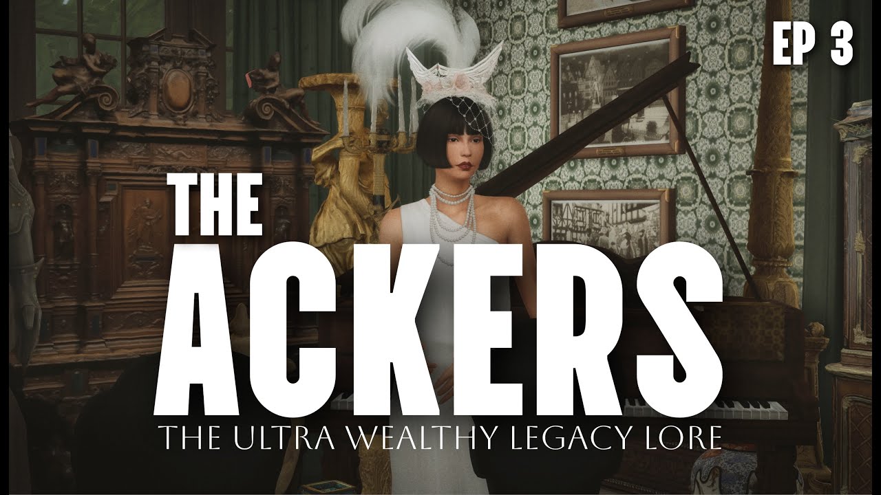 СЕСТРА ЭКЕР | АННА ЭКЕР | Legacy Sims 4 Семейное | Сим носит Prada