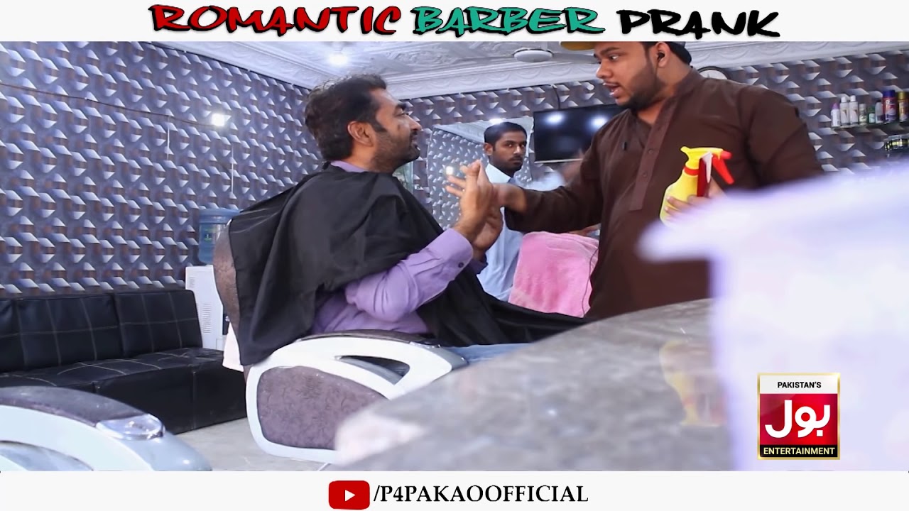 Romantic Barber Prank   By Nadir Ali In   P4 Pakao   2019   YouTube