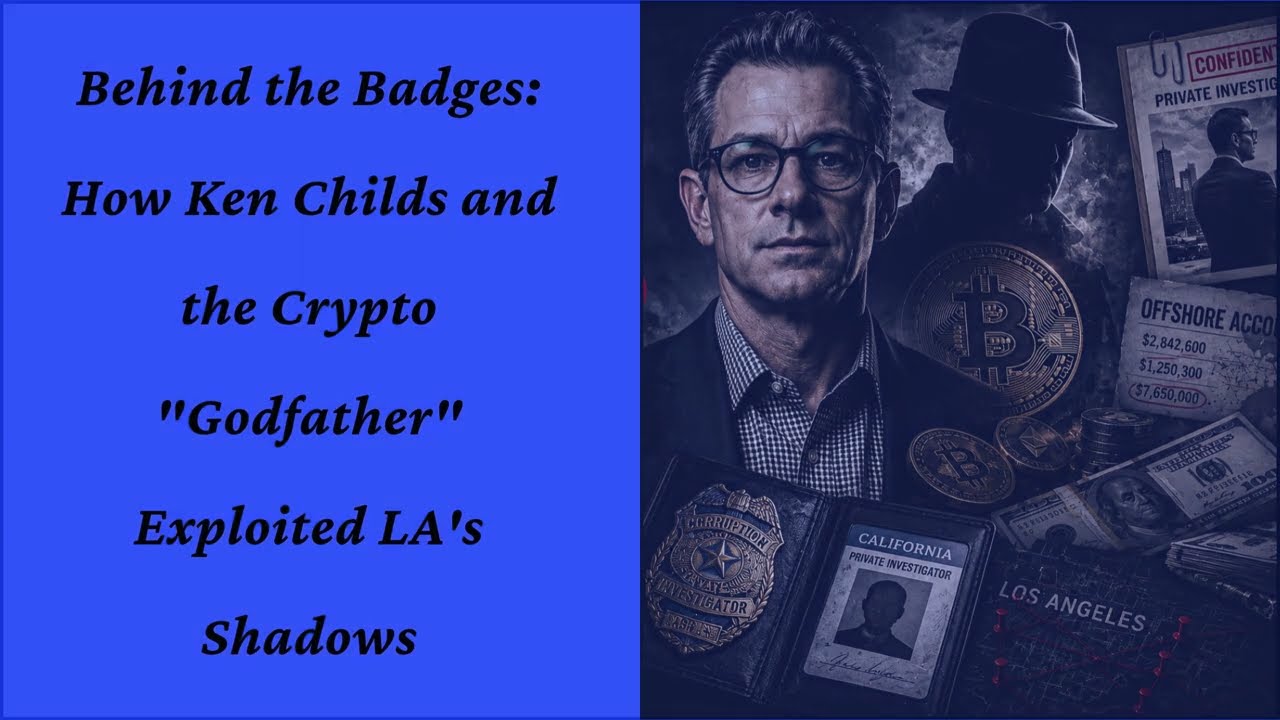 Behind the Badges How Ken Childs and the Crypto Godfather Exploited LA's Shadows