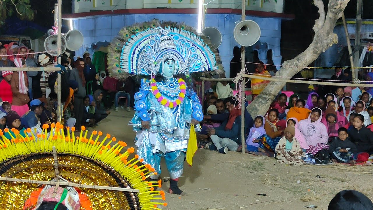 ওস্তাদ ধনীরাম কালিন্দী কৃষ্ণ নাচ//ওস্তাদ্দির ওস্তাদি নাচ দারুন নাচে দিল। Krishna Chhou Nach 