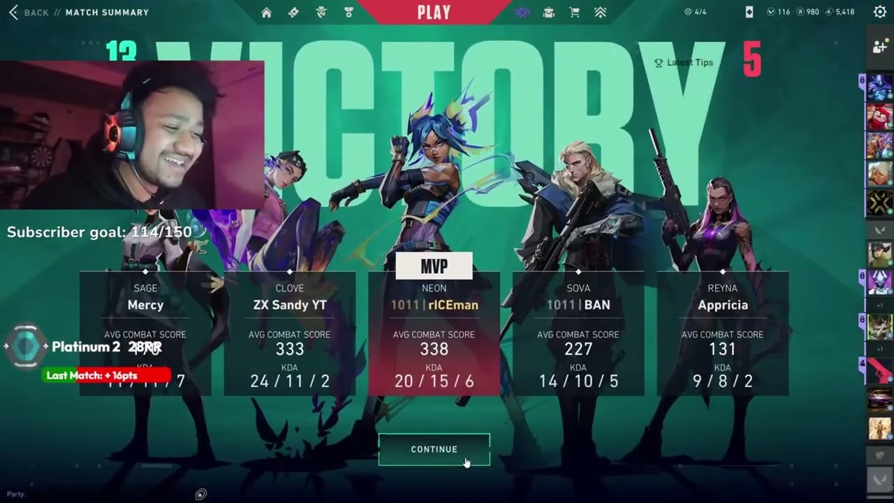 A viewer of mine promised to sing a song if he is carried by us. | Stream Highlights