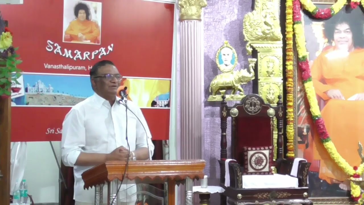 Samarpan#37 by Sri V.V Sathyaprasad Yachendra, Sri Sathya Sai Prema Seva Sadan, Vanasthalipuram,