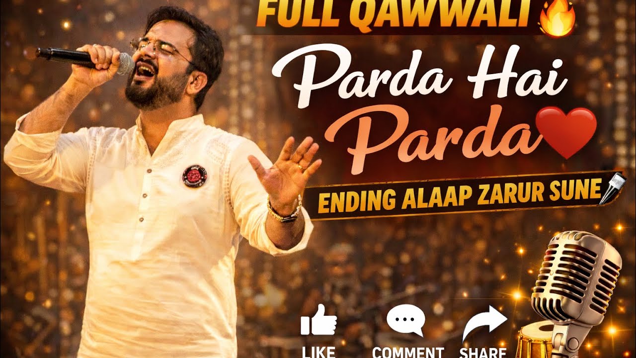 Parda Hai Parda | Full Qawwali Live Performance 🎤🔥 #viralqawwali #mohammedrafi #trendingvideo 