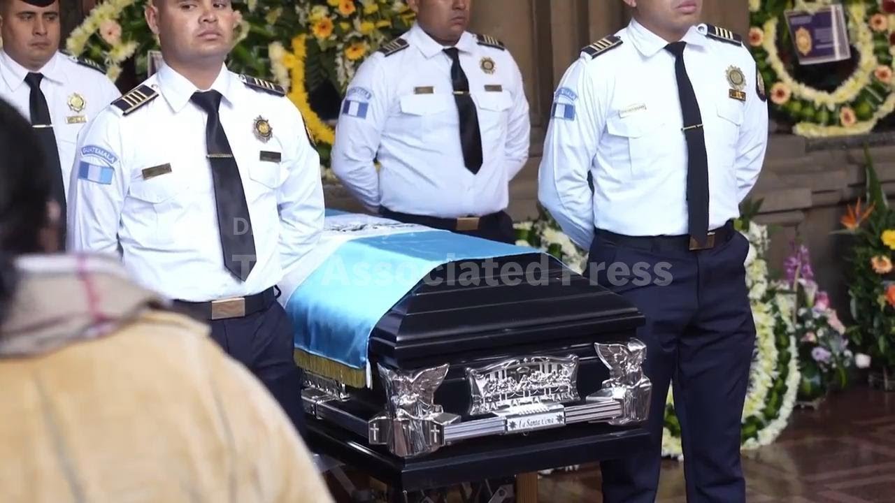 Guatemala honors slain police as gang violence triggers state of emergency