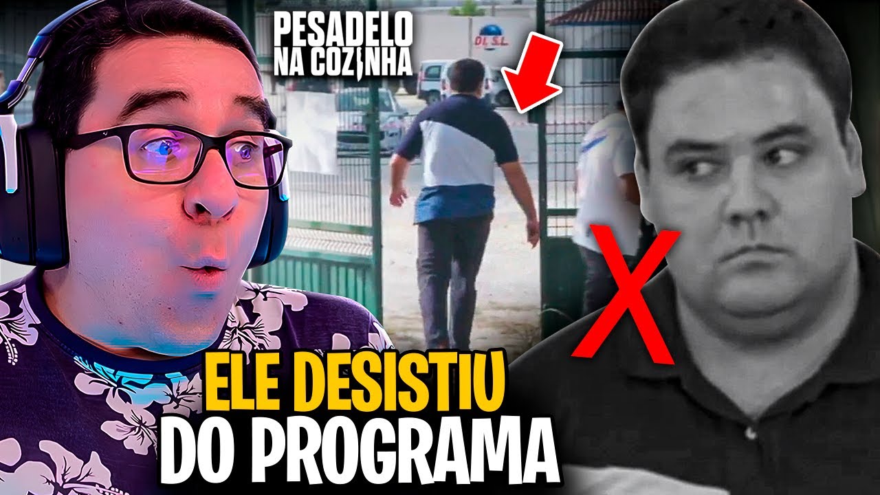RIC REAGE PESADELO NA COZINHA PORTUGAL 🇵🇹  | T2 | ADIAFA | EP 3 - PT 3 | DESISTIU!