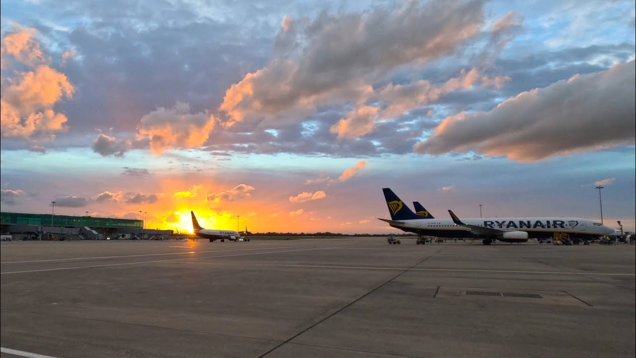 Ryanair flight Bari to London Stansted