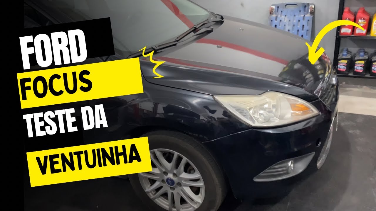 Ford Focus teste do eletroventilador. (((Subindo a temperatura)))