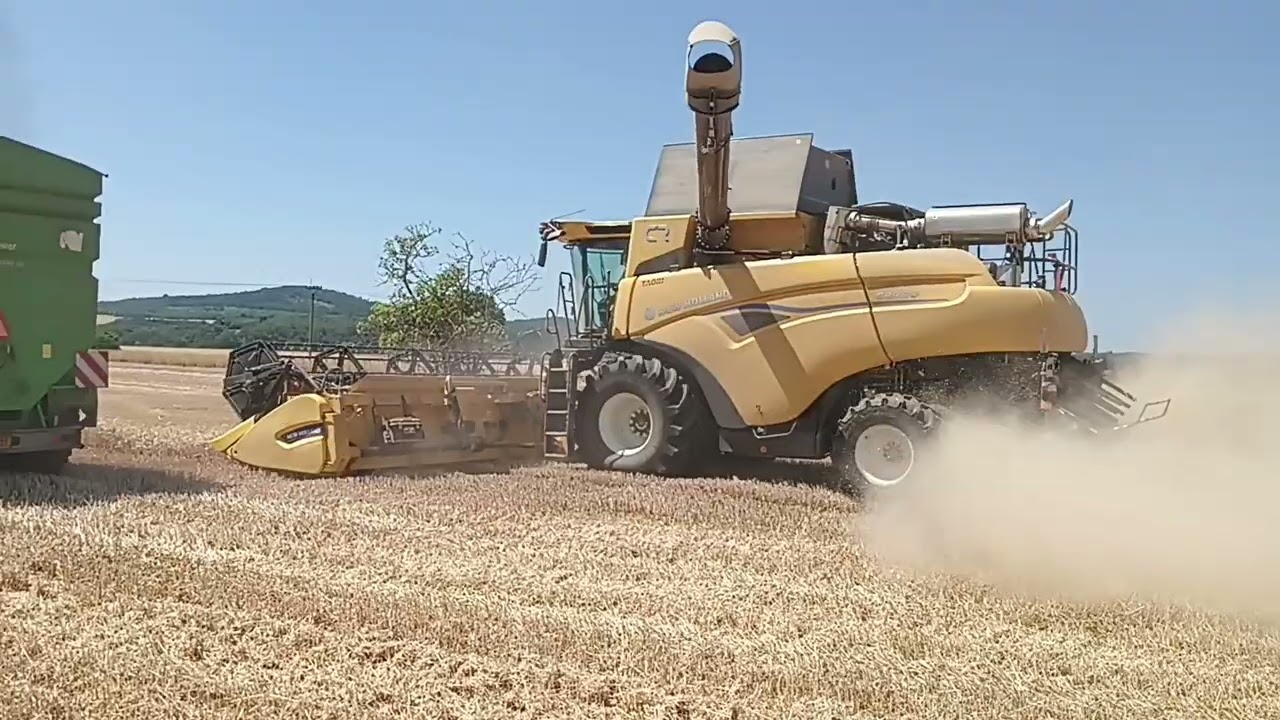 Žatva 2025 Pšenica NEW HOLLAND CR 9.80,NEW HOLLAND CR 9.90 11.časť