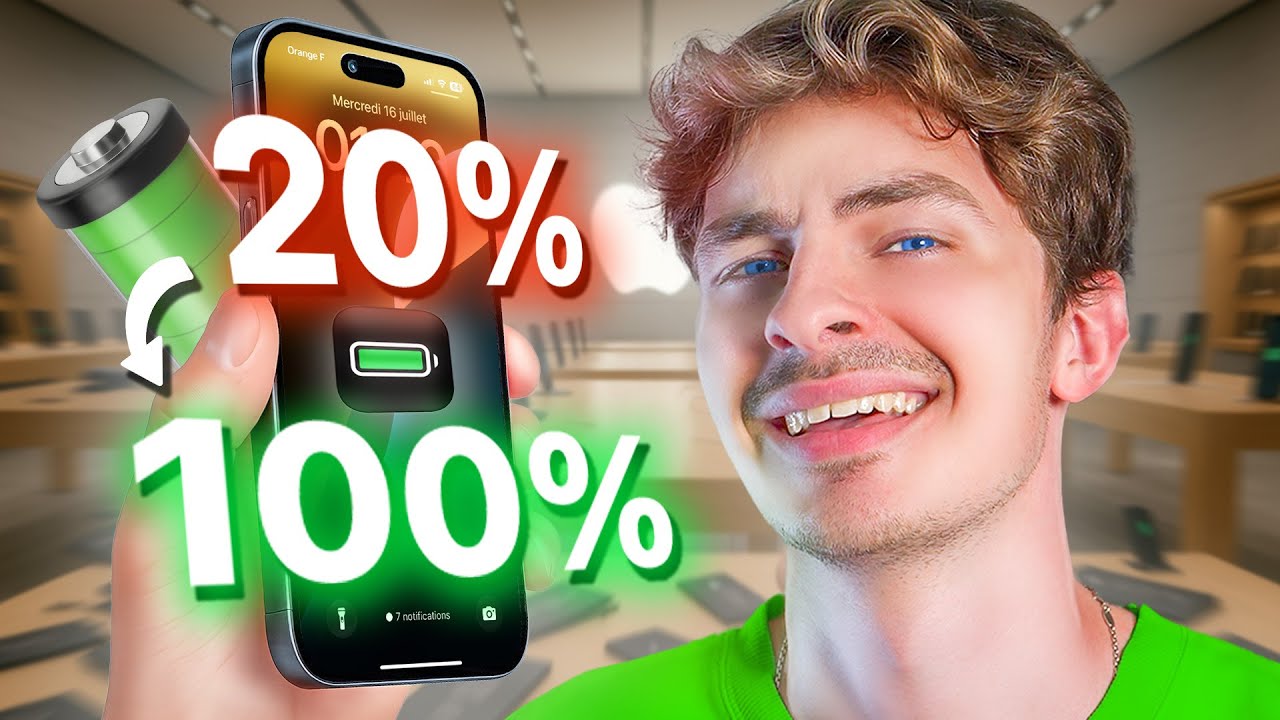 La seule façon de MAINTENIR la batterie de son iPhone à 100%