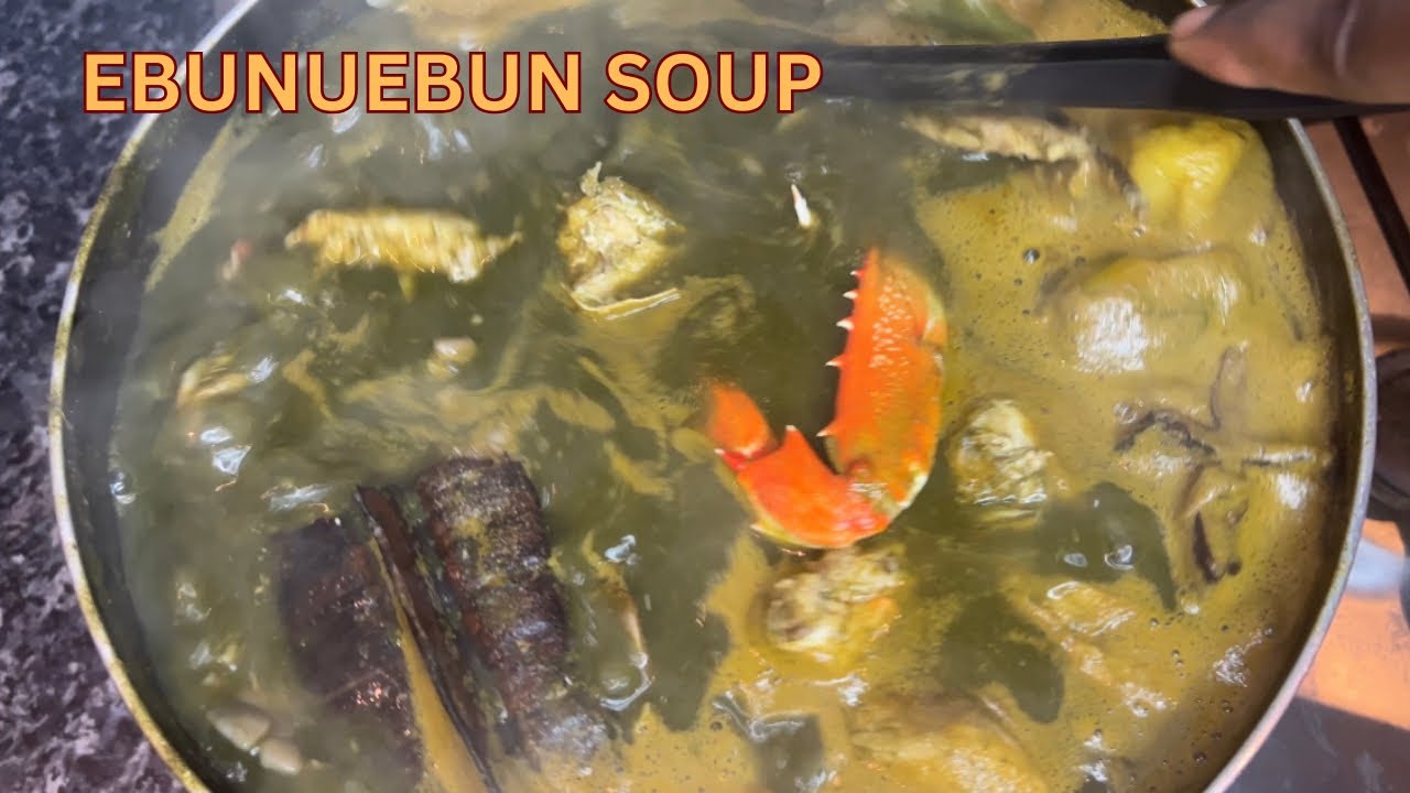 Ebunuebunu Nkwan/ Ghana green Soup/ Kontomire soup