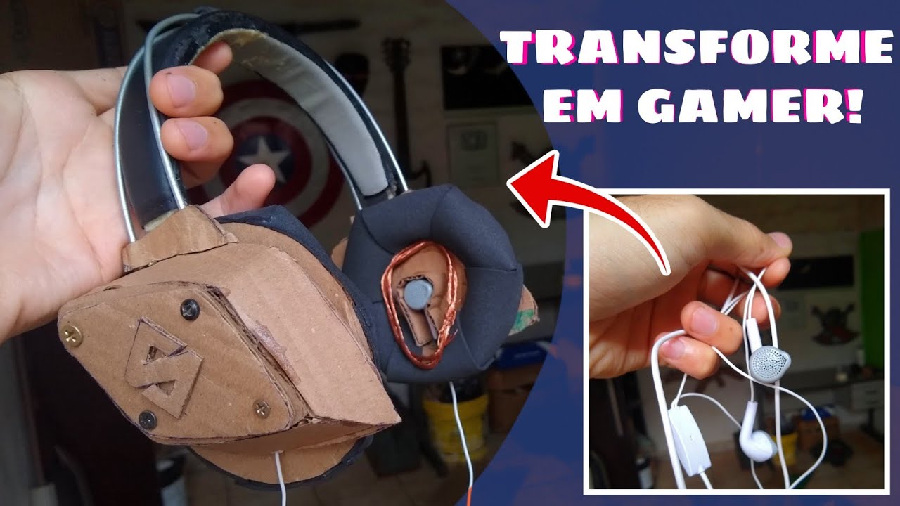 FAÇA SEU HEADSET GAMER EM 4 MINUTOS